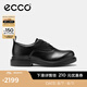 愛步（ECCO）德比鞋 2025年秋季新款男士商務(wù)正裝皮鞋男鞋增高 都市首爾522364 黑色52236401001 43