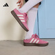 adidas「T頭鞋」BARREDA板鞋德訓(xùn)鞋男女春季新款阿迪達(dá)斯輕運(yùn)動(dòng) 粉色/漢玉白/樹脂黃   38