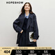 紅袖通勤休閑風(fēng)衣秋季2024新款女裝插肩袖翻領(lǐng)寬松百搭氣質(zhì)顯瘦短外套 藏青495 L