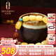 歐采妮（OUCERNY）天然蜜蠟多寶手串手鏈血珀金珀花珀配琥珀平安扣掛墜男女士款 知足常樂（小腳丫）