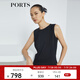 PORTS寶姿新品女裝優(yōu)雅束腰連體褲LL8P085NWB011 黑色 XS 2