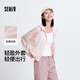 森馬[陳都靈同款]外套女寬松連帽夏輕盈涼感防曬衣101324108003