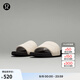 lululemon丨restfeel slide 男士拖鞋 *徽標款 LM9AYYS 淺象牙白/黑/淺象牙白 43