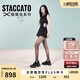思加圖楊冪同款2025秋季蝴蝶島老爹鞋女鞋ECE83CM5 松露黑 37
