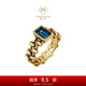 周大福MONOLOGUE獨(dú)白沉謎亞特蘭蒂斯復(fù)古黃金足金戒指MR590 【8月5日即將調(diào)價(jià)】13號(hào)