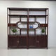 全實(shí)木博古架博古架實(shí)木多寶閣茶葉柜架子置物架展示柜隔斷柜 月兩組合190*35*196