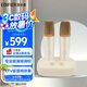 漫步者（EDIFIER）TU52 無線便攜麥克風(fēng) U段可調(diào)頻無線話筒 帶接收器 戶外K歌 家庭KTV 會(huì)議演講主持 云巖白