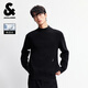杰克·瓊斯（JACK&JONES） 秋冬男裝毛衣針織衫打底衫保暖字母刺繡百搭潮經(jīng)典簡(jiǎn)約225324009