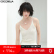 COCOBELLA舒適萊賽爾針織吊帶女夏氣質(zhì)通勤V領(lǐng)內(nèi)搭背心VT35 米白 S