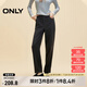 ONLY春夏通勤風(fēng)高腰直筒西裝褲九分休閑褲女|124314012 S03 深花灰色 M (165) 68A
