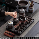 見(jiàn)智中式汝窯功夫茶具套裝家用輕奢高檔陶瓷泡茶壺蓋碗禮盒裝送禮領(lǐng)導 寒梅側把壺16頭+茶盤(pán) 【高端禮盒-送禮有面】
