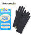 SMARTWOOL新品100%美利奴羊毛手套防寒保暖戶外騎行手套保暖8132 灰黑色010 S