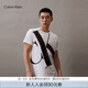 Calvin Klein Jeans夏季男女情侶中性ck純棉醒目大字母印花圓領(lǐng)短袖T恤J318471 YAF-白色 M （推薦135-150斤）