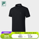 FILA斐樂官方男子針織短袖POLO衫2025夏高爾夫運(yùn)動防曬上衣