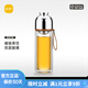 尚明耐熱玻璃茶水分離保溫泡茶杯商務(wù)隨手杯便攜高檔辦公室旅行家用 棕色300ml