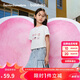 巴拉巴拉兒童短袖女童t恤夏2025款【hellokittyIP商場同款】202225117020