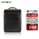 新秀麗（Samsonite）電腦包上新牛皮男包男士雙肩包時(shí)尚背包黑色/咖色14英寸BC9*09010
