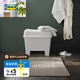宜家（IKEA）BURSJON波斯昂儲(chǔ)物凳家用儲(chǔ)物矮凳換鞋凳家用 儲(chǔ)物凳白色