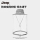 JEEP防蚊帽遮臉護臉防曬漁夫帽面罩登山釣魚帽子垂釣專用戶外防曬帽子 氣質(zhì)灰
