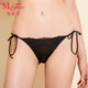 曼妮芬曼妮芬透明網(wǎng)紗內褲女低腰三角褲蕾絲綁帶清透內搭底褲20610734