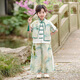 DOMIAMIAKIDS漢服男童夏裝女童國(guó)風(fēng)唐裝表演服兒童新中式套裝高端國(guó)學(xué)禮服 江山如畫(huà)男童 130