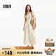 森馬（Semir）連衣裙女重工碎花田園風(fēng)度假2025夏荷葉邊收腰吊帶裙109325114008