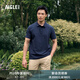 AIGLE艾高短袖襯衫春夏經(jīng)典款速干上衣吸濕戶外休閑polo衫T恤男 帝國(guó)深藍(lán) AW493 L(180/96A)