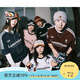 LEMANISM明星同款lemanism夏季美式t恤短袖男hiphop上衣三條杠運動體恤衫 黑色 XL