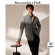 ABERCROMBIE & FITCH男裝春秋經(jīng)典小麋鹿美式復(fù)古通勤牛仔布襯衫KI125-4040 淺灰色 M (180/100A)