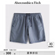 ABERCROMBIE & FITCH【澤西風(fēng)短褲】男裝25夏季新款寬松直筒松緊腰短褲KI128-5072 藍(lán)色 M (180/80A)