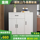 皇翔 鞋柜門口實(shí)木玄關(guān)柜家用收納柜儲物柜門廳柜大容量多層白色 三門白色 (長90cm 高90cm)