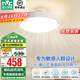 雷士（NVC）無葉風(fēng)扇燈 隱形吊扇燈客廳臥室餐廳兒童房 寶寶風(fēng) 舒適光 送遙控 爆款【離心式/氛圍背光】66瓦無葉