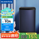 美菱(MELING)10公斤全自動波輪洗衣機 多程序控制 大容量 省水省電 黛藍灰 B100M508GX
