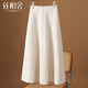 絲柏舍A字半截裙女2025秋裝新款時(shí)尚高腰顯瘦中長(cháng)款大擺針織裙