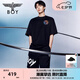 BOY LONDON【范丞丞同款】潮牌男女同款春夏涂鴉朋克運動(dòng)短褲N13901 黑色 S
