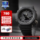 卡西歐（CASIO） 男表黑武士G-SHOCK運動手表小鋼炮黑金防水時尚石英腕表送男友 GA-2100-1A1PR