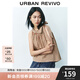 UR2025夏季新款女裝復古波嬉風(fēng)超寬松格紋罩衫襯衫UYY250030 紅色格子 (偏寬松) S (XS-S)