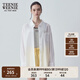 Teenie Weenie小熊女裝春季學(xué)院風(fēng)寬松休閑時(shí)尚長(zhǎng)袖襯衫輕薄外套女 白色 160/S