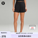 lululemon丨Lightweight 女士輕盈版超高松緊腰短褲 LW7DF3S 黑色 XS /4