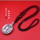 ZLEX一念成佛魔9999純銀吊墜觀音項(xiàng)鏈復(fù)古足銀男士飾品高級(jí)感送朋友 單吊墜配證書不含鏈送掛繩
