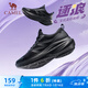 駱駝（CAMEL）輕基礎(chǔ)跑步鞋女休閑百搭通勤運(yùn)動(dòng)鞋子 K25B30L4033 黑色 38
