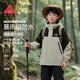 匹克童裝兒童外套薄款春秋2025新款男童沖鋒開(kāi)衫帥氣女童休閑秋裝上衣