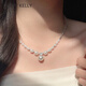 Cindy Kelly高級感珍珠銀項鏈女士輕奢走心鎖骨鏈送老婆結婚紀念生日禮物女生 珍珠碎銀項鏈【送老婆女友實(shí)用高檔】