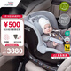 寶得適（BRITAX）兒童安全座椅0-4歲360度旋轉(zhuǎn)i-Size車載坐椅雙面騎士PLUS 【新升級(jí)-雙面3代】星空灰