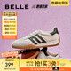 百麗（Belle）休閑舒適拼色阿甘鞋女2025春新百搭板鞋D3Y1DAM5 米色-女款 37 (235mm)