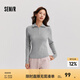 森馬森柔毛衫|毛衣女高領(lǐng)純色冬季2024新款緊身打底衫顯瘦小心機(jī) 中花灰00510 170/92A/XL