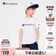Champion【涼感科技】冠軍男女童短袖T恤2025夏季新款大小童親子裝上衣