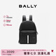 BALLY巴利【七夕禮物】男包牛皮革手提雙肩包背包條紋6238746 黑白條紋