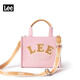Lee學(xué)院風(fēng)托特包歐美潮流女單肩斜挎包百搭小眾學(xué)生包包高級感手提包 草莓可露麗托特包
