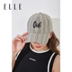 ELLE棒球帽女士夏季戶(hù)外時(shí)尚立體刺繡防曬防紫外線(xiàn)大頭圍鴨舌帽子